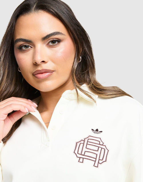 Emblem Collar Sweatshirt