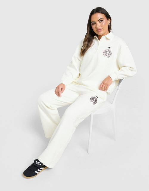 Emblem Wide Leg Joggers