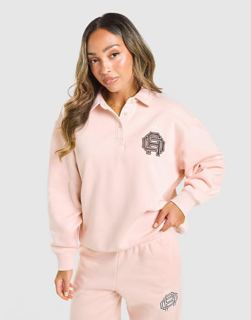 Emblem Collar Sweatshirt