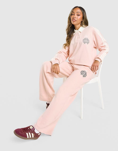 Emblem Wide Leg Joggers