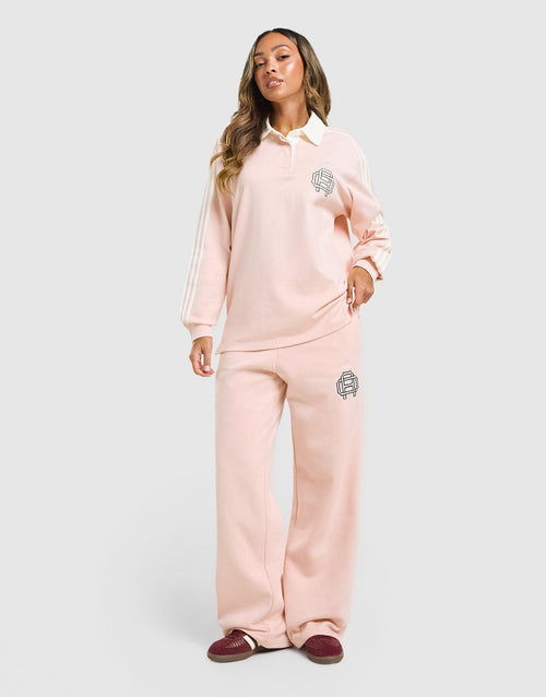 Emblem Wide Leg Joggers