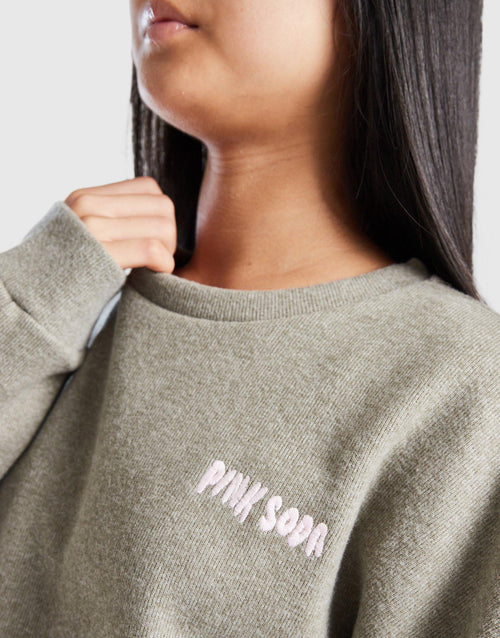 Girls' Ava Knit Crew Sweatshirt Junior