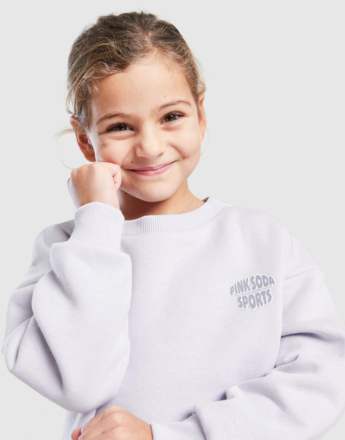 Girls' Scribble Crew Tracksuit Children