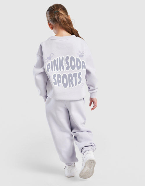 Girls' Scribble Crew Tracksuit Children