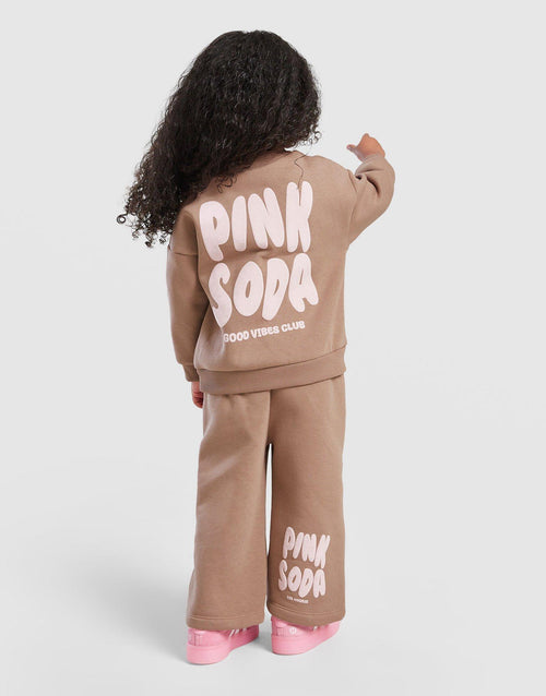 Girls' Mix Crew Tracksuit Infant