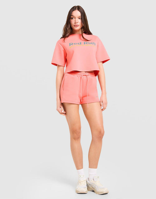 Azure Boxy Cropped T-Shirt