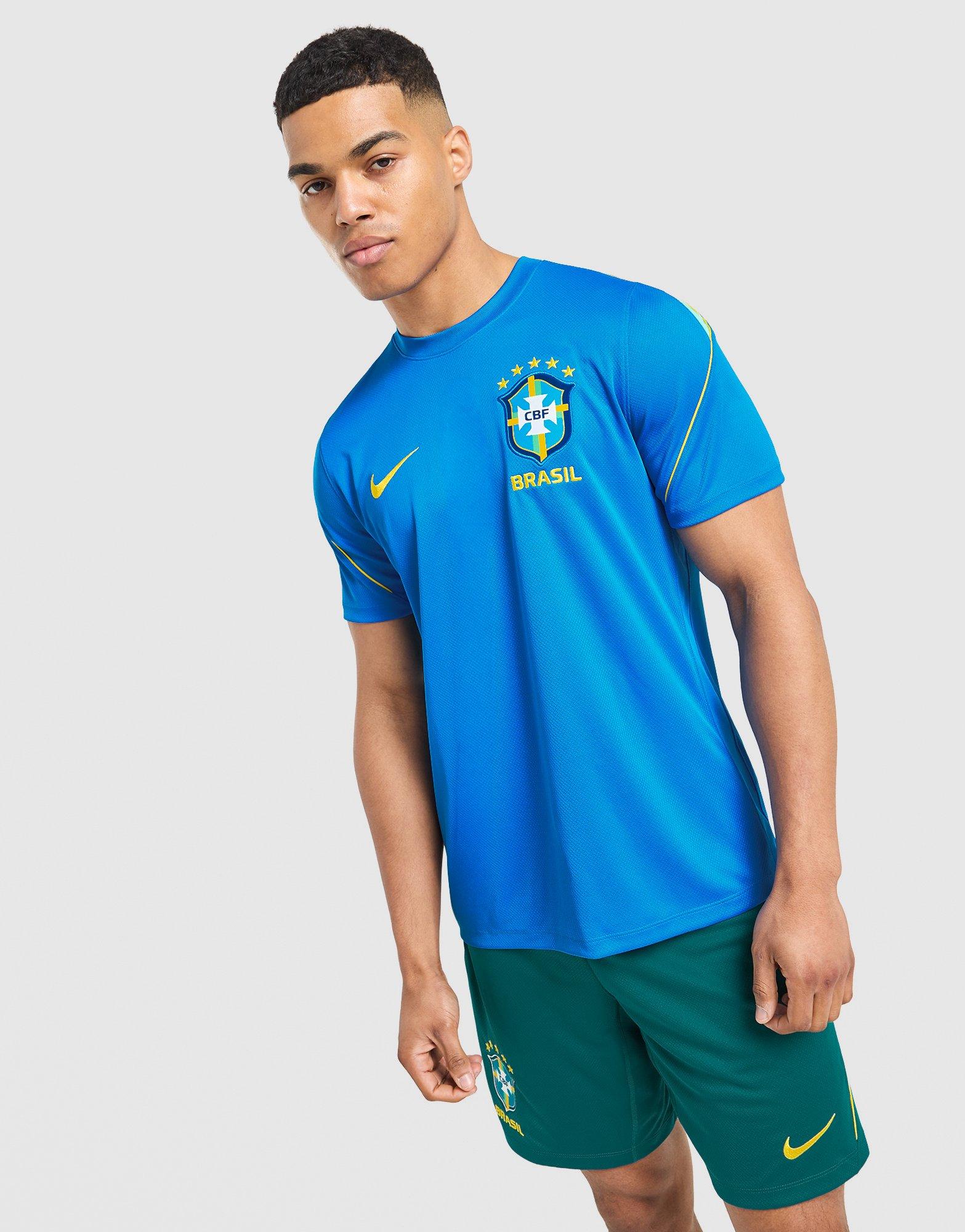 【2026W杯イヤー応援！】NIKE ブラジルカラー 総柄シャツ XL Blue Nike Brazil 2026 Strike Shirt - JD Sports Malaysia