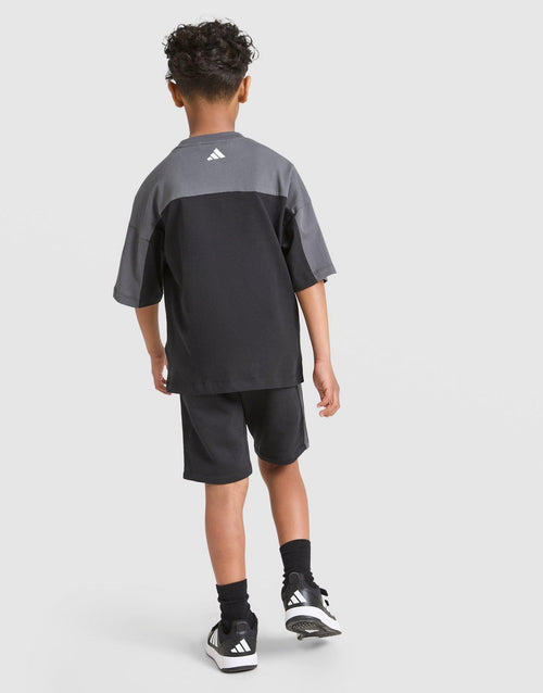 Linear T-Shirt/Shorts Set Junior's
