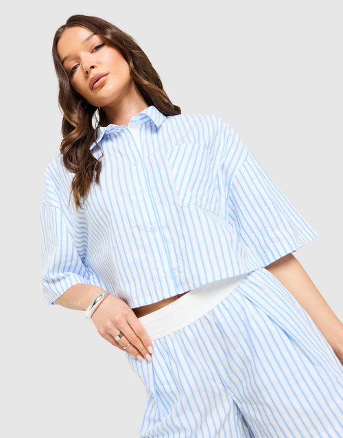 Poplin Stripe Shirt