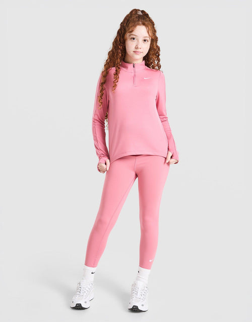 Girls' Fitness Long Sleeve 1/2 Zip Top Junior