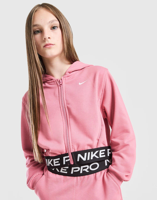 Girls' Pro Crop Full Zip Hoodie Junior