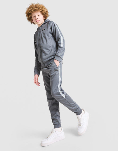 Fade Poly Hooded Tracksuit Junior