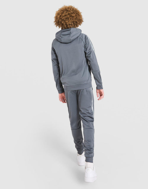 Fade Poly Hooded Tracksuit Junior