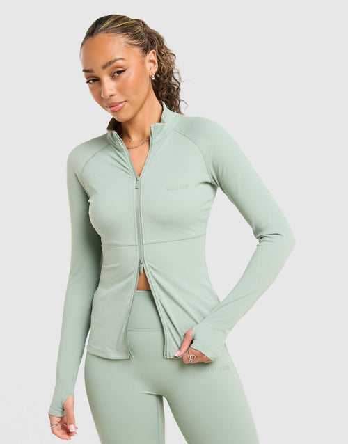 Full Zip Fit Top