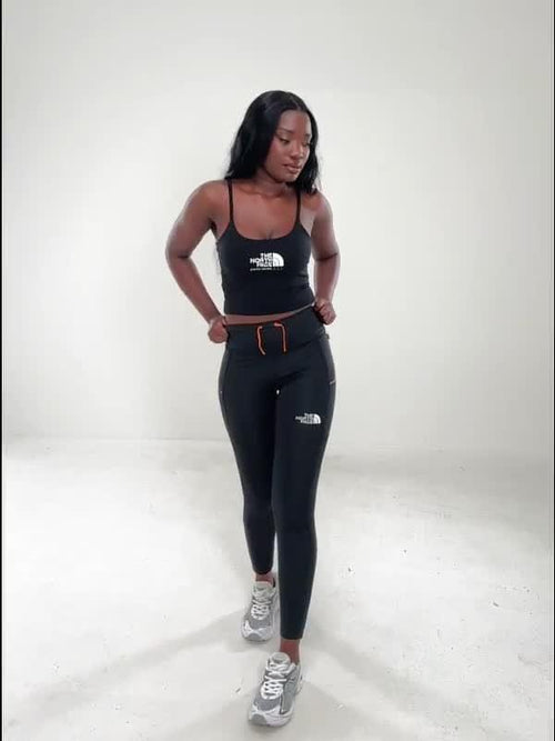 Grid Pocket Leggings