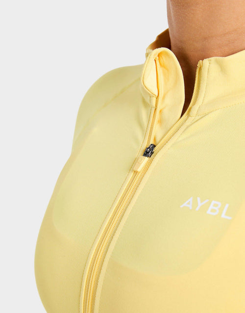 Enhance Full Zip Seamless Top