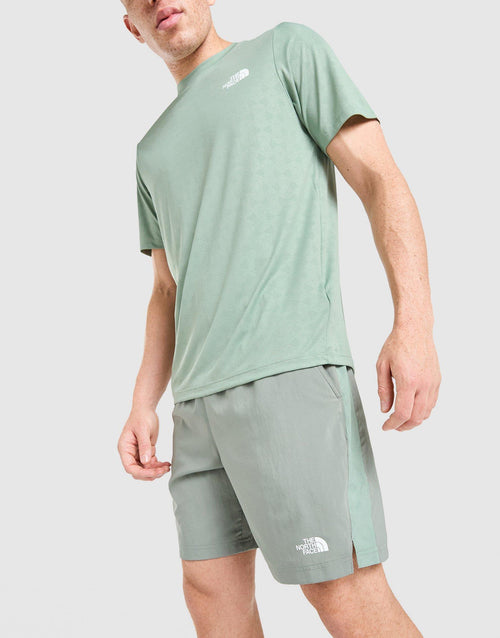 Embossed Panel Shorts