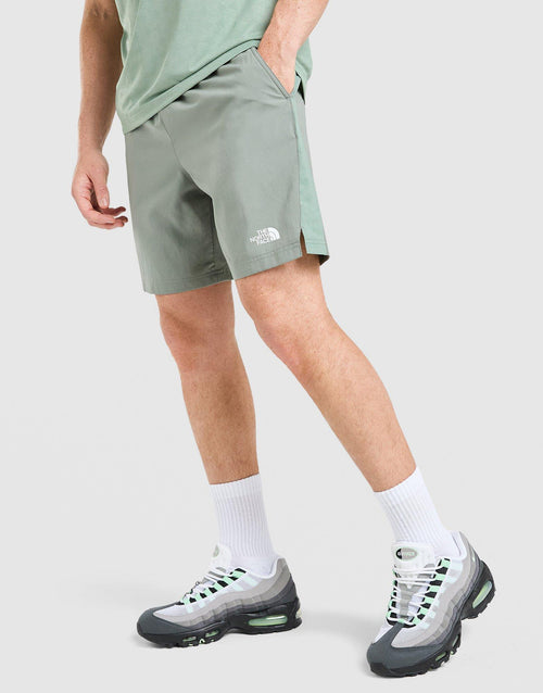 Embossed Panel Shorts