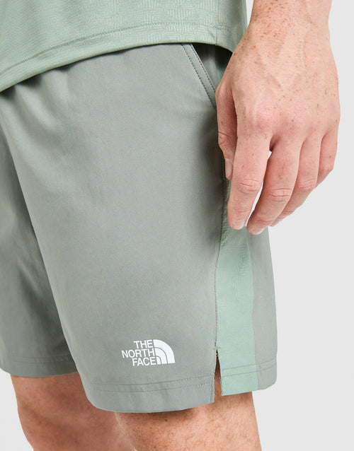 Embossed Panel Shorts