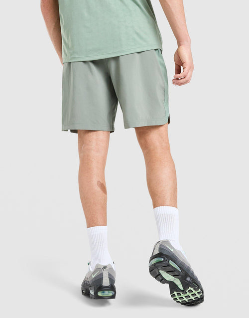 Embossed Panel Shorts