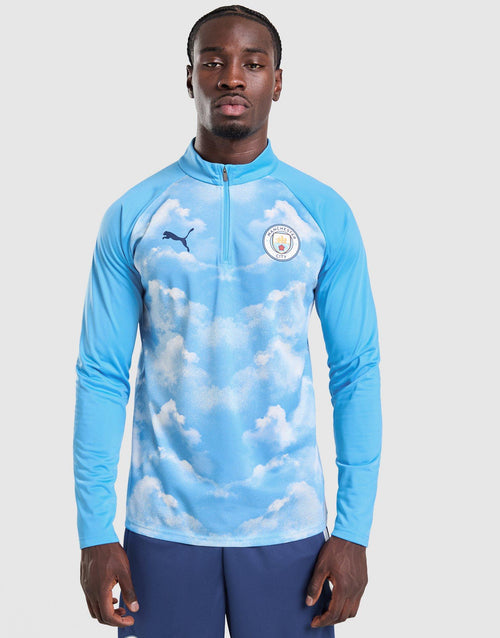 Manchester City FC Warm Up 1/4 Zip Top