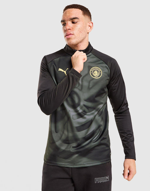 Manchester City FC Warm Up 1/4 Zip Top