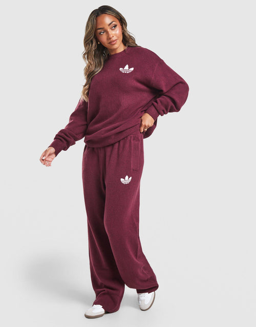 Trefoil Knit Crew Sweatshirt