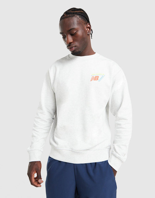 Tri Logo Crew Sweatshirt