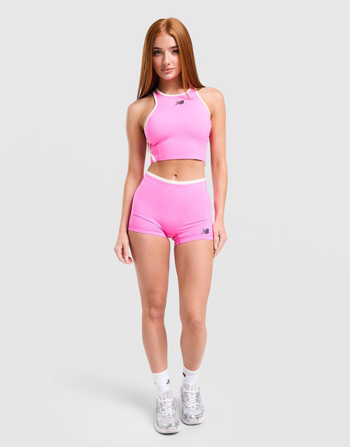 Running Fitted Crop Tank Top