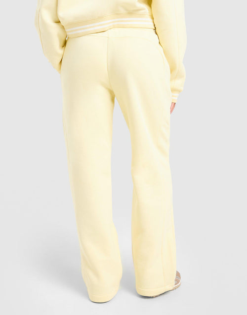 Ribbed Wide Leg Joggers