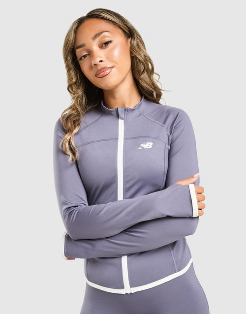 Accelerate Binding Full Zip Jacket