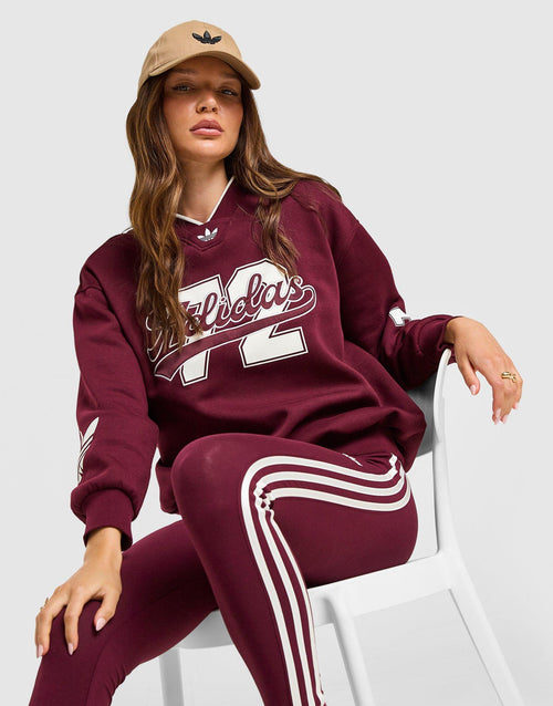 Varsity V Neck Sweatshirt