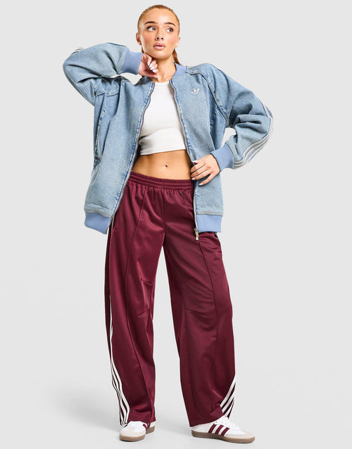 Denim Oversized Track Top