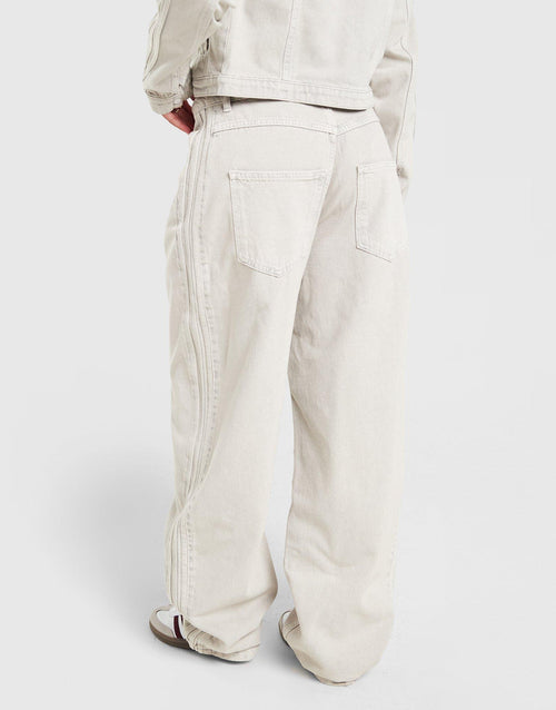 Barrel Leg Denim Jeans