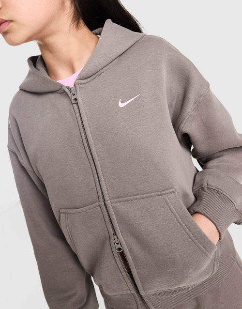 Girls' Studio Fleece Full Zip Hoodie Junior