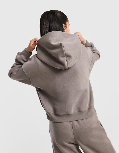 Girls' Studio Fleece Full Zip Hoodie Junior