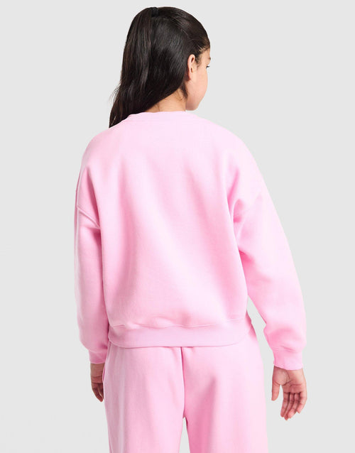 Girls' Studio Fleece Crew Sweatshirt Junior