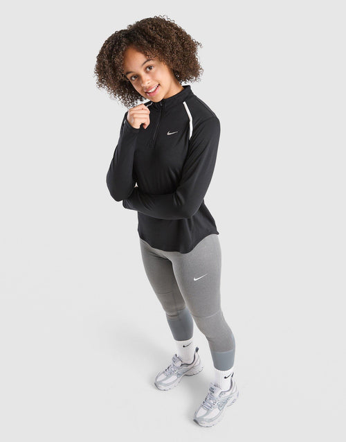 Girls' Long Sleeve 1/2 Zip Top Junior
