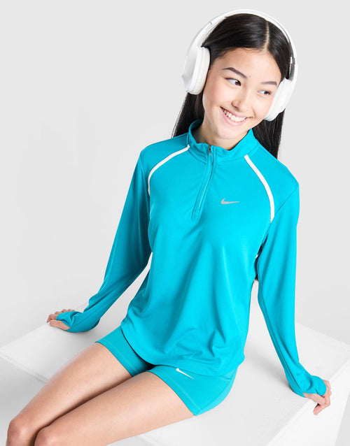 Girls' Long Sleeve 1/2 Zip Top Junior