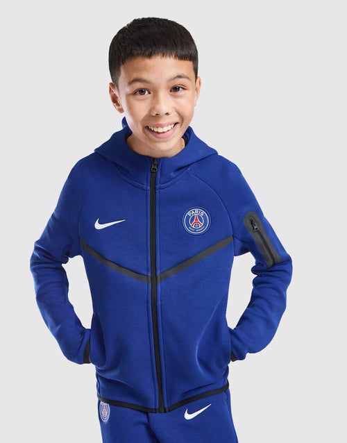 Paris Saint Germain Tech Fleece Hoodie Junior