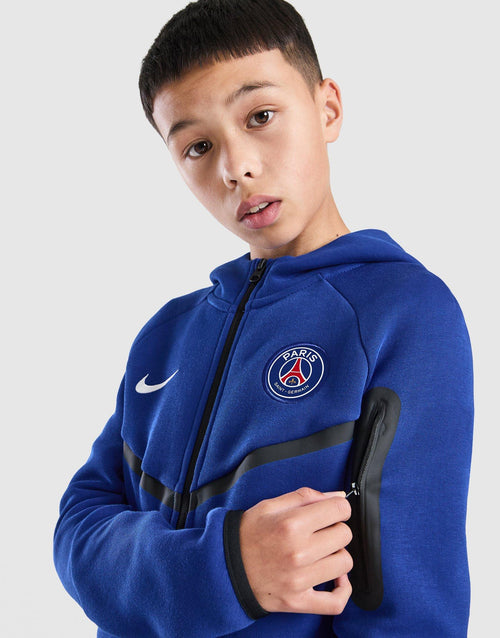 Paris Saint Germain Tech Fleece Hoodie Junior