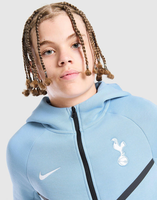Tottenham Hotspur Tech Fleece Full Zip Hoodie JNR
