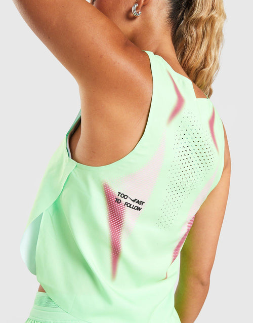 Running AeroSwift Cropped Tank Top