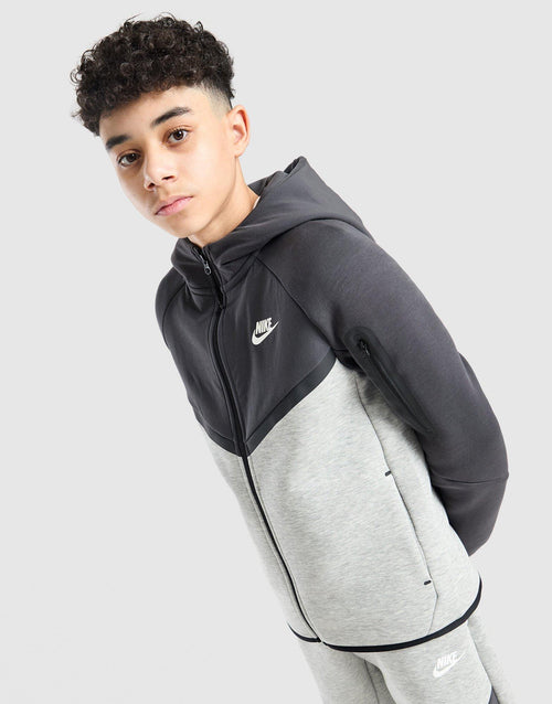 Tech Mix Full Zip Hoodie Junior