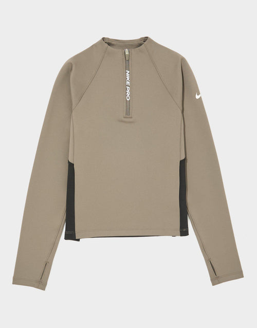 Girls' Long Sleeve 1/2 Zip Top Junior