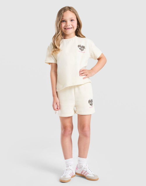 Girls' Leopard T-Shirt/Shorts Set Children