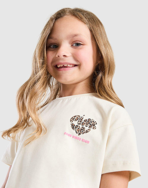 Girls' Leopard T-Shirt/Shorts Set Children