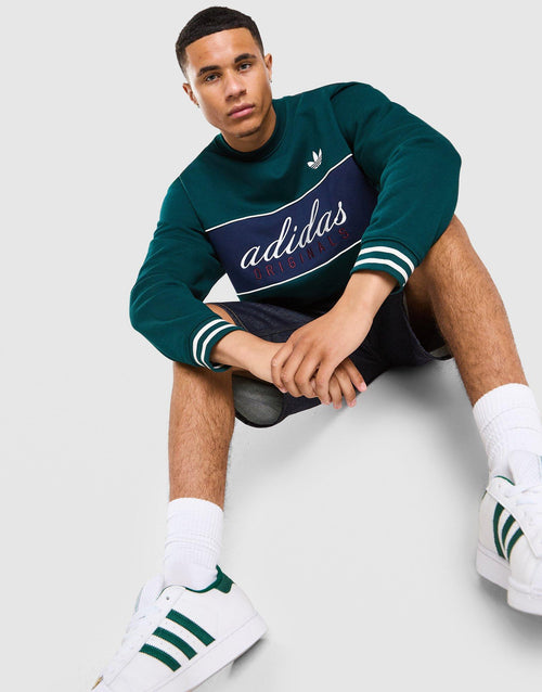 Colour Block Crew Sweatshirt