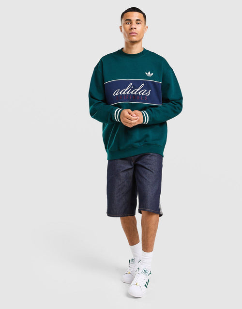 Colour Block Crew Sweatshirt