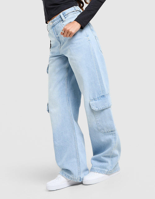 Sync Oversized Wide Leg Jeans